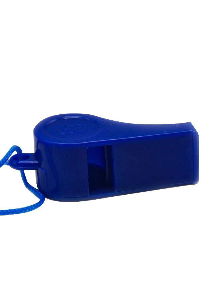 Children's whistle color plastic referee whistle kindergarten activity atmosphere props with latch rope exercise refueling whistle