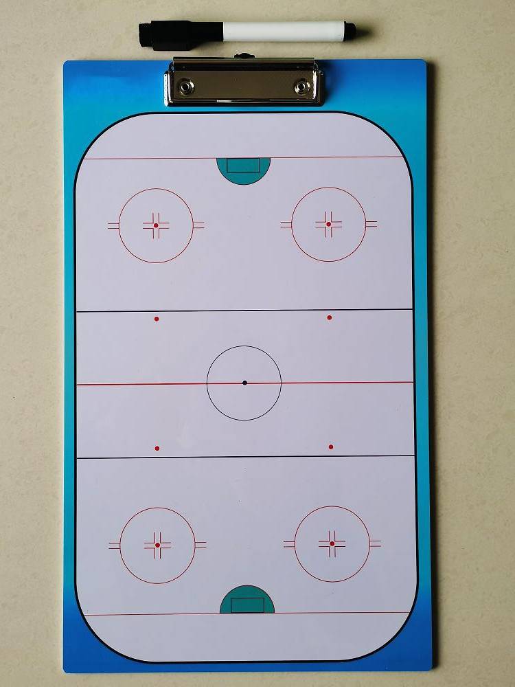 Ice hockey tactical board coach referee competition training uses double -sided printing exquisite, solid, durable, high -quality water -based pen