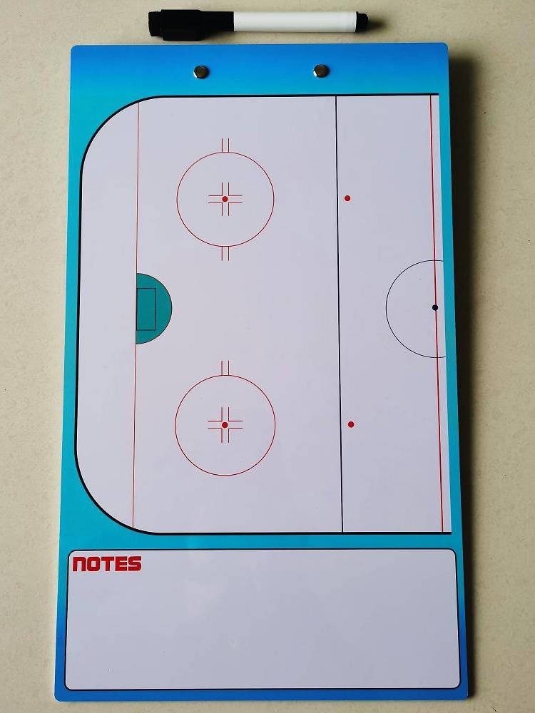 Ice hockey tactical board coach referee competition training uses double -sided printing exquisite, solid, durable, high -quality water -based pen