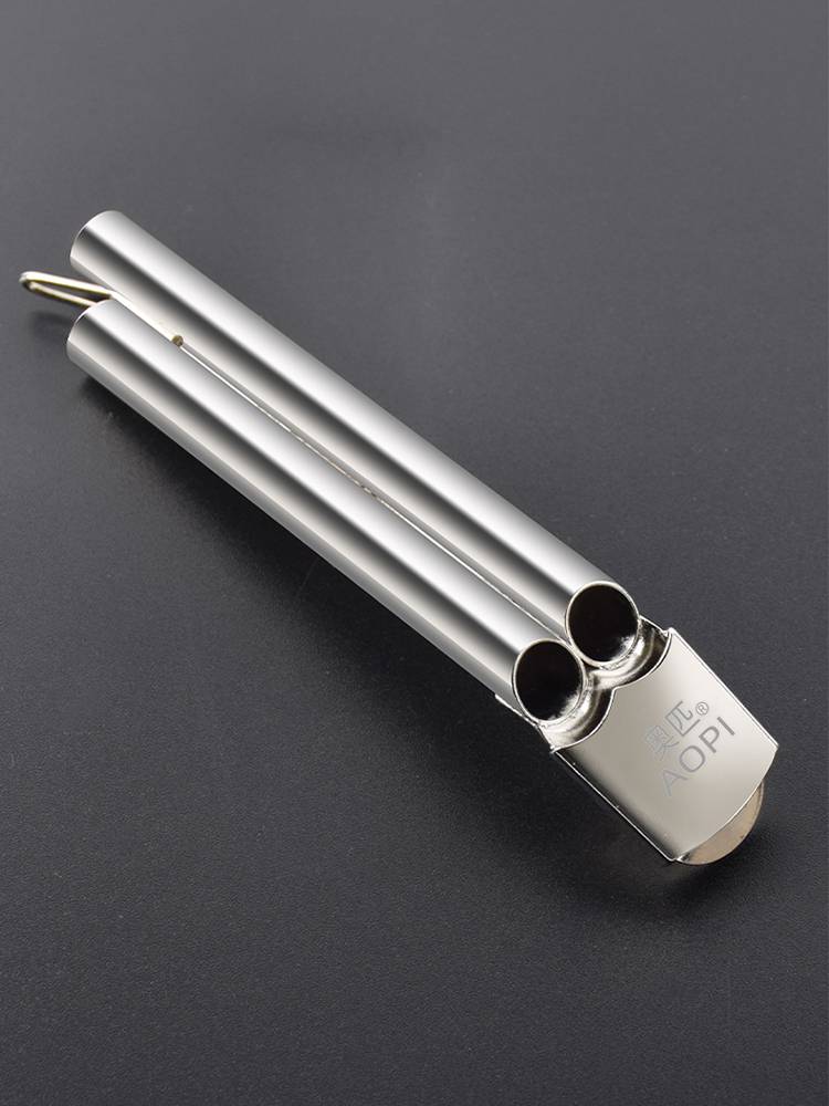 Olympic dual -tone whistle whistle stainless steel tri -tone whistle basketball competition metal whistle dedicated polyphonist whistle