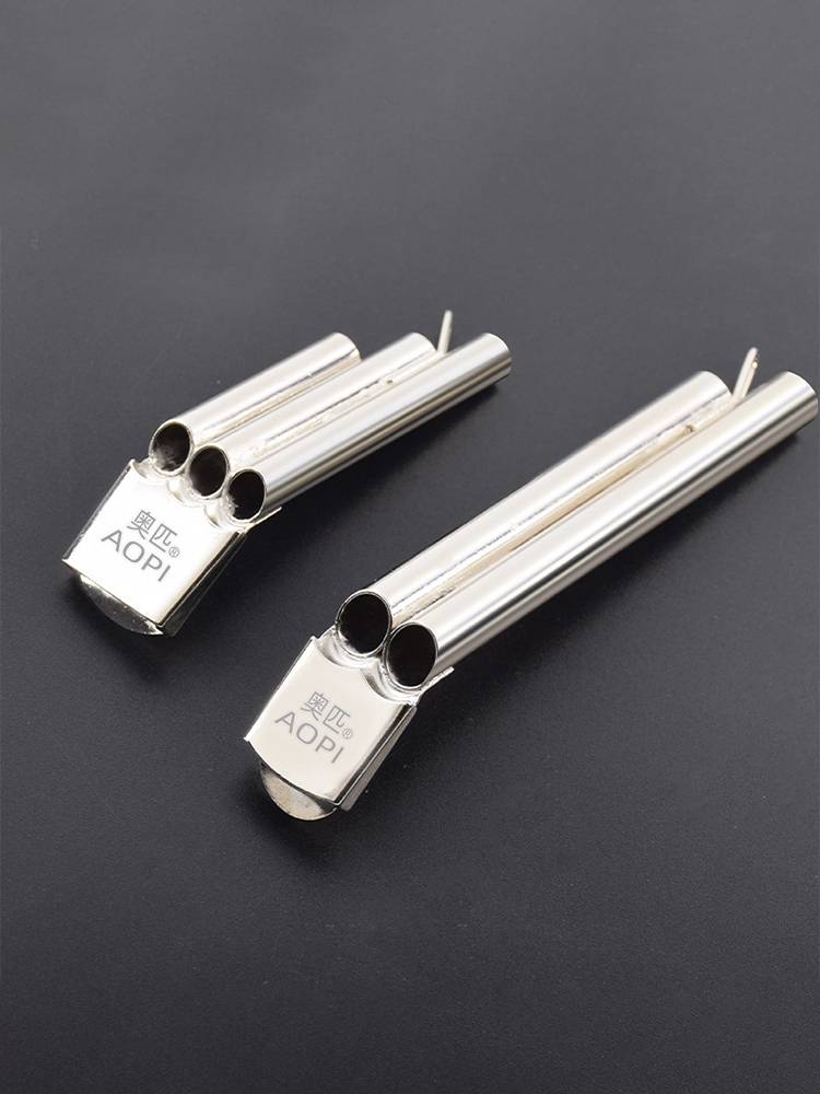 Olympic dual -tone whistle whistle stainless steel tri -tone whistle basketball competition metal whistle dedicated polyphonist whistle