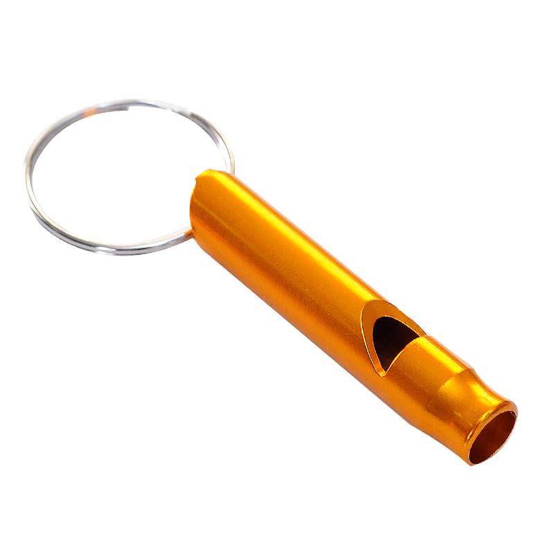 Outdoor travel mountaineering aluminum alloy survival whistle outdoor lifelong whistle whistle referee training high -frequency whistle