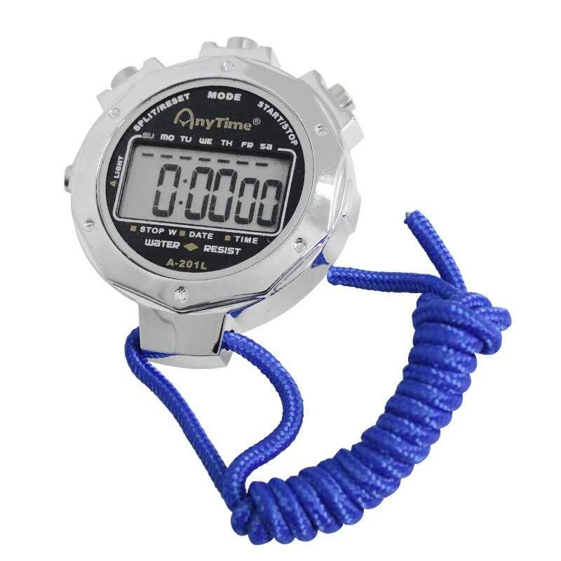 Plot watch timer training sports competition track and field running electronic watch swimming referee waterproof regular reminder