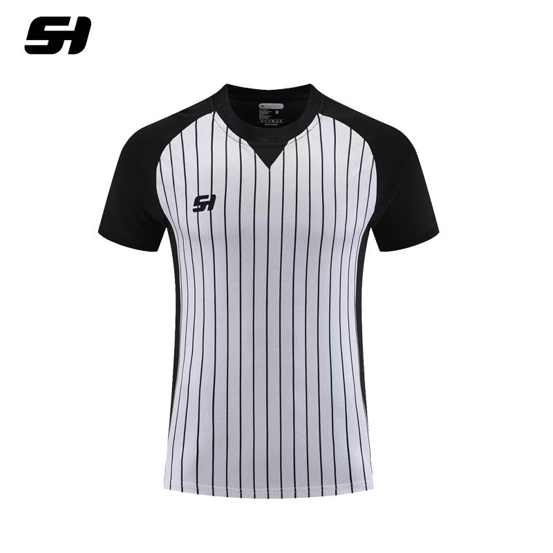 The new Sanheng professional basketball referee service personalized custom fast dry breathable team blows a whistle group buying suit printing