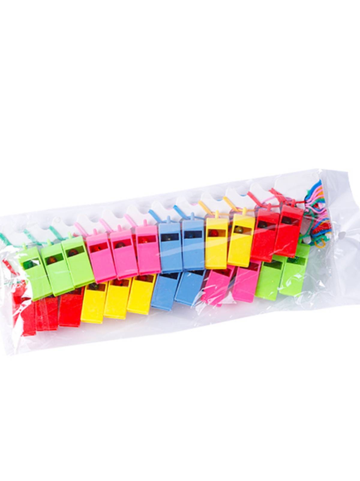 Children's color toy plastic whistle refueling cheerful life referees competition World Cup football portal send lane