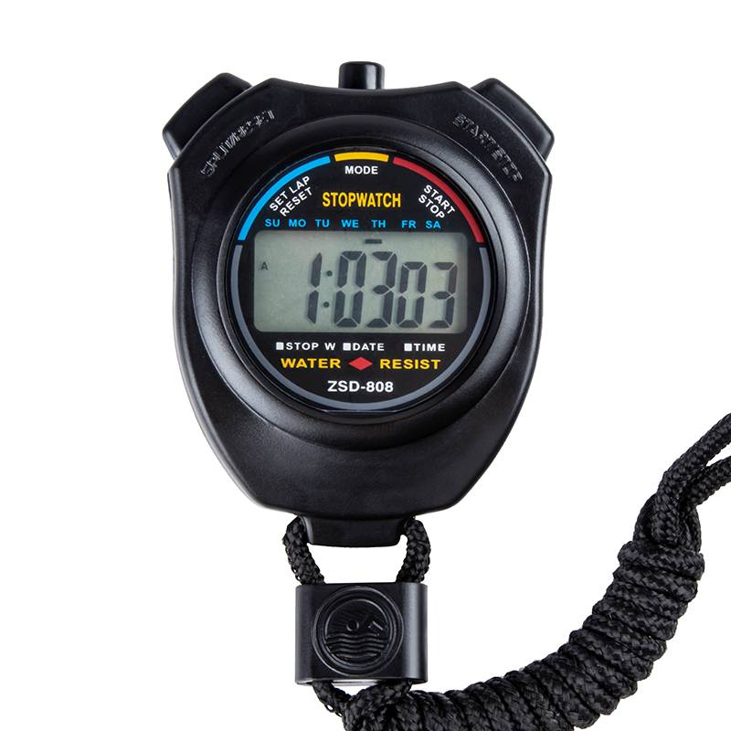 Electronic Spiral Sports Training Competition Special track and field running swimming basketball referee student timer waterproof meter