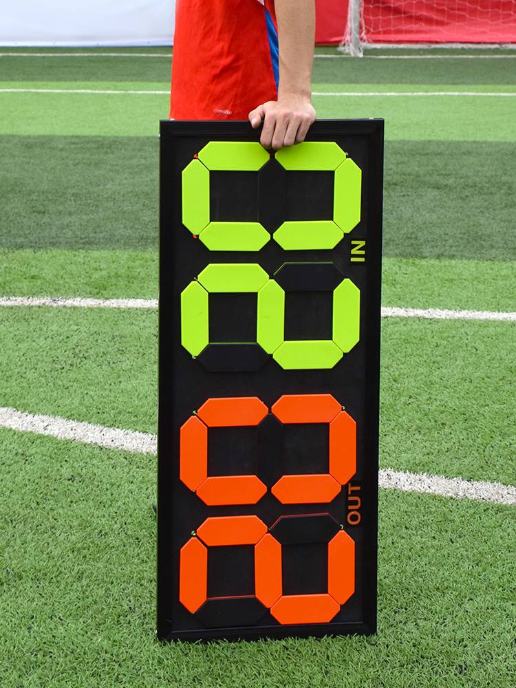 Soccer for two-sided scoreboard multi-purpose basketball game
