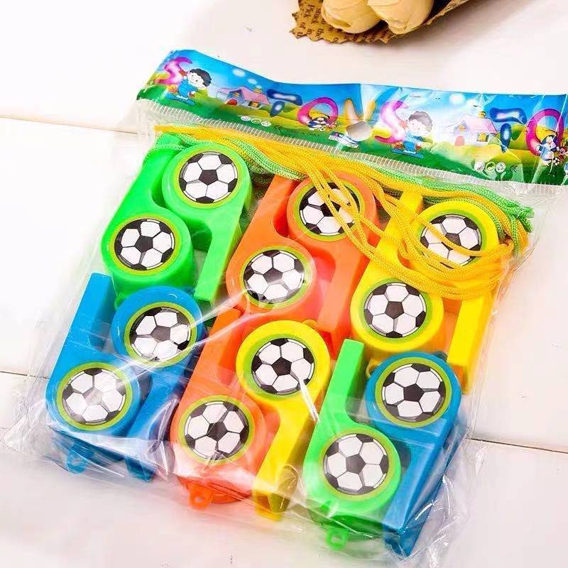 New plastic whistle, cheering whistle, referee lanyard competition, children's toy survival cartoon baby