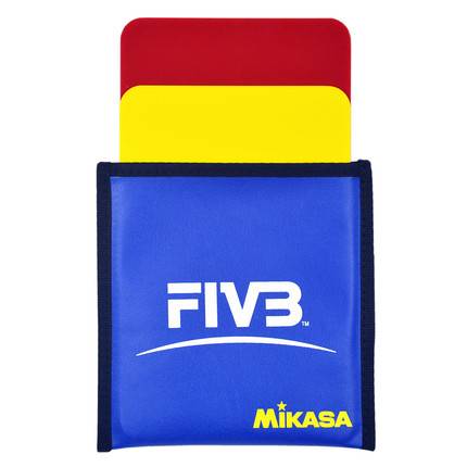 Mikasa volleyball red yellow card FIVB powel dedicated referee products Volleyball VK