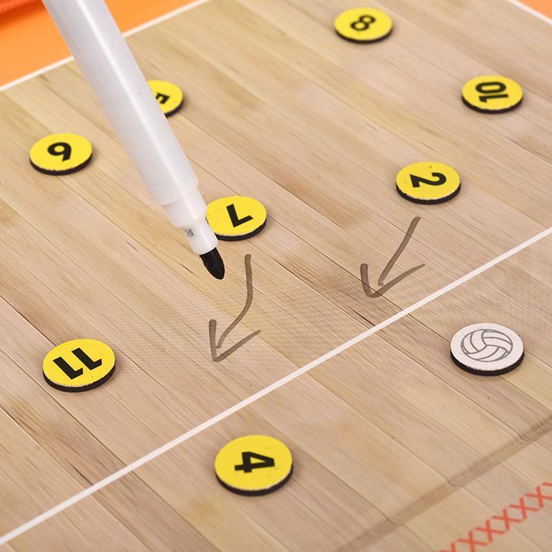 Yamashi Better Volleyball Tactical Board Coach Board Magnetic Demonstration Tactical Command Dental Referee Referee Coach