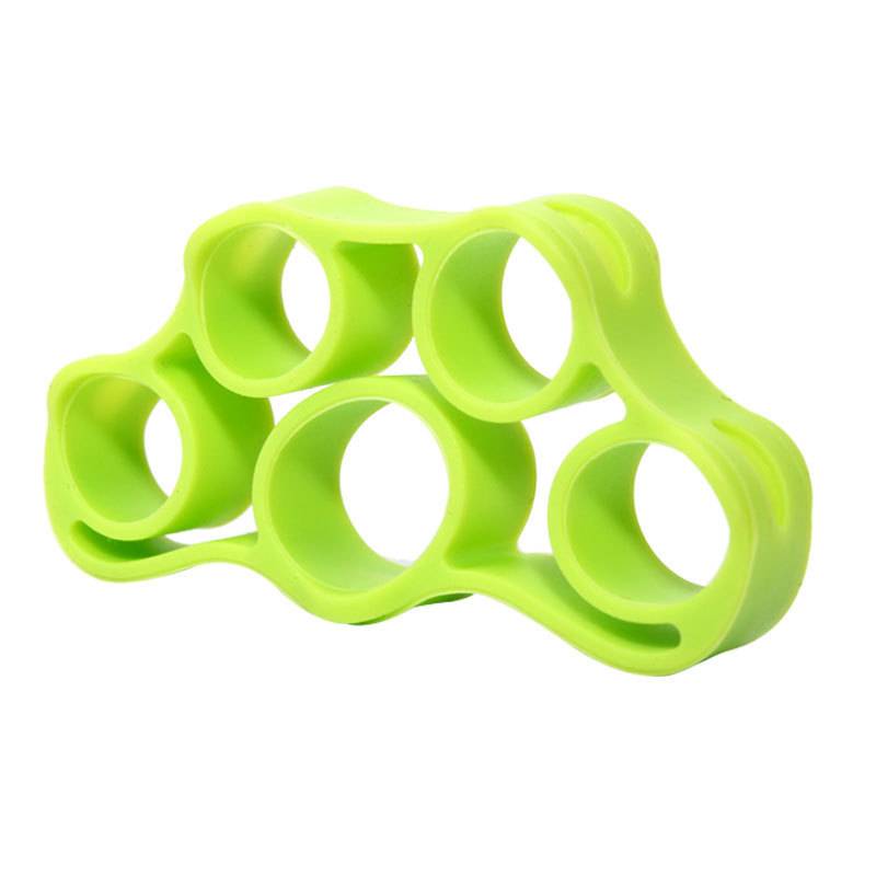 Silicone's finger grip power assisted division finger finger five fingers pulling tension circle wrist enhancement ring auxiliary trainer