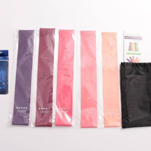 Five -piece set of latex gradients [cloth bag+instructions into color box]