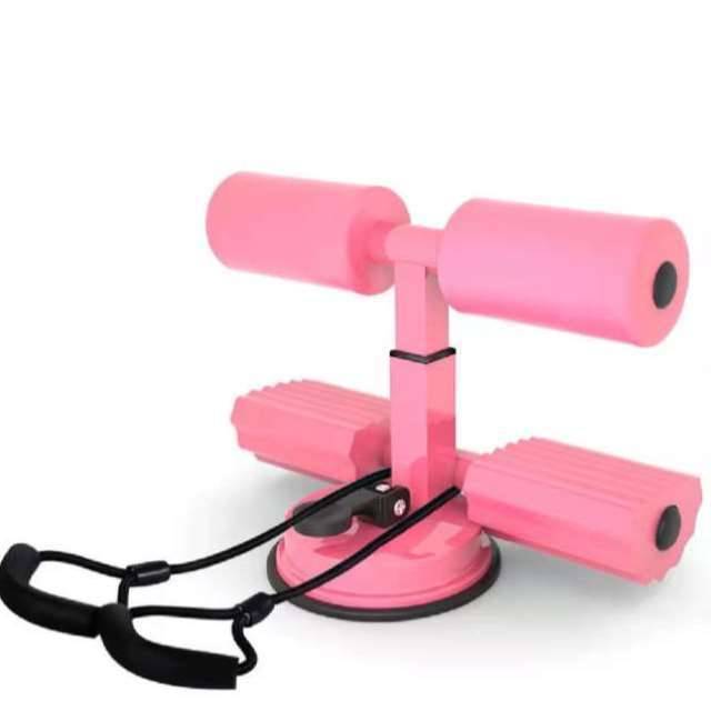 Footboard roller pink+tape rope