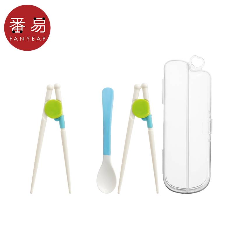 Basic model 1 double+training chopstick spoon set 1 set