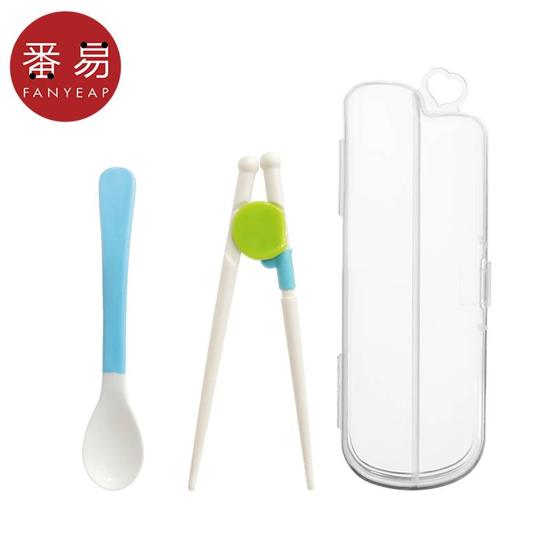 Train chopsticks spoon set 1 set