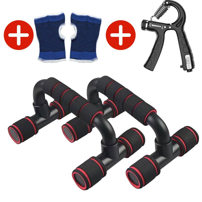 H -type push -up support [1 pair]+counting grip force [1]+guard glove 1 double