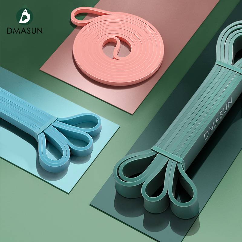 Elastic band fitness male resistance belt strength training yoga female stretch bands to assist the tension rope training chest