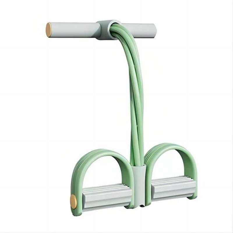 Piece pilot stretch lying on the back of the sitting auxiliary tension rope woman opens back thin belly artifact, stretching device muscle
