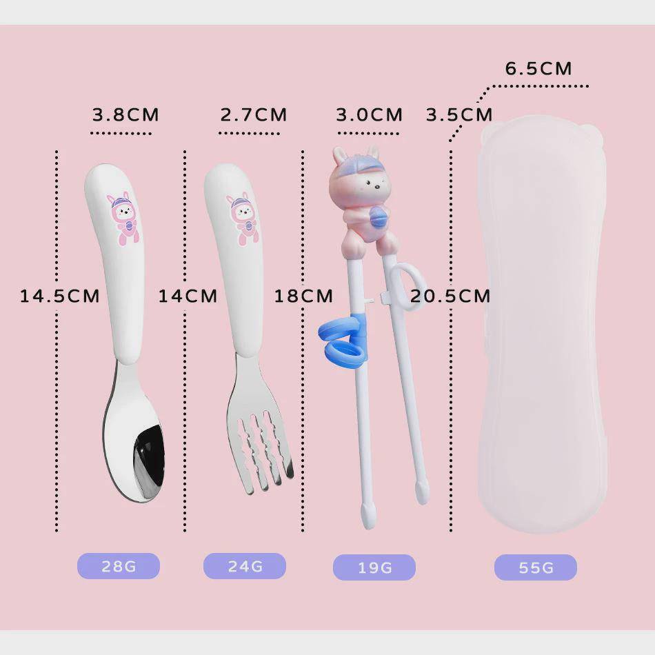 Children's chopsticks training chopsticks 3 -year -old, a baby dedicated to practice chopsticks 2 tiger mouth 4 children 5 tableware 6 auxiliary