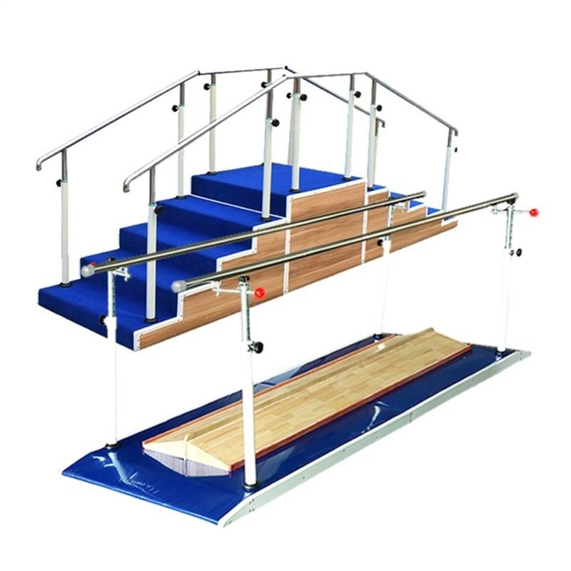 Two -way steps+3 meters parallel bar correction plate combination
