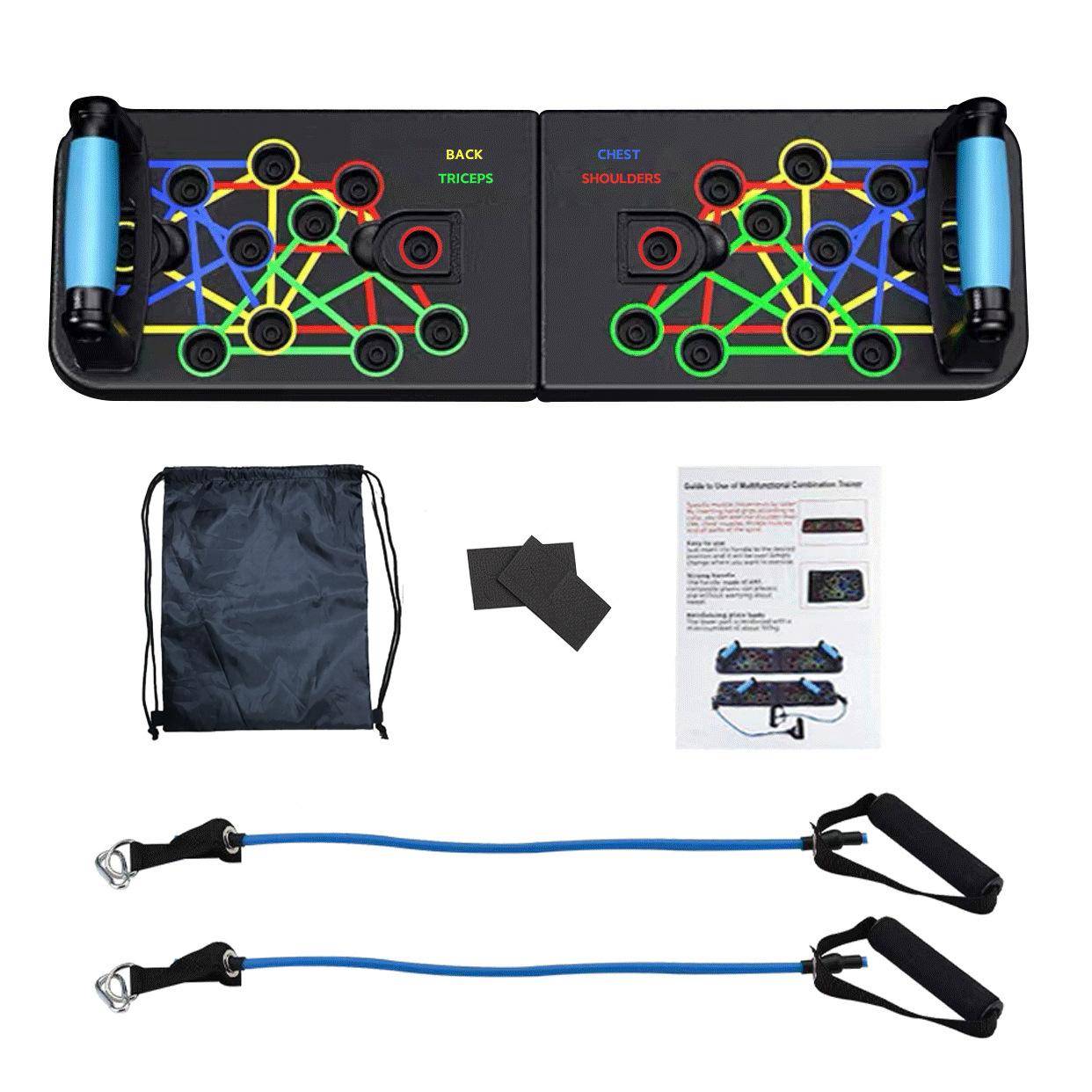 Slotting support plate bracket Fitness equipment Household training multifunctional practitioner auxiliary men's thoracic and abdomen muscle muscles