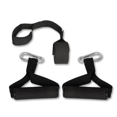 Black door handle buckle
