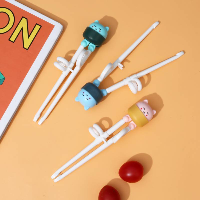 Children's chopsticks training chopsticks 3 years old 6, 12, 12, one or two, babies learn chopsticks baby practice tiger mouth auxiliary chopsticks