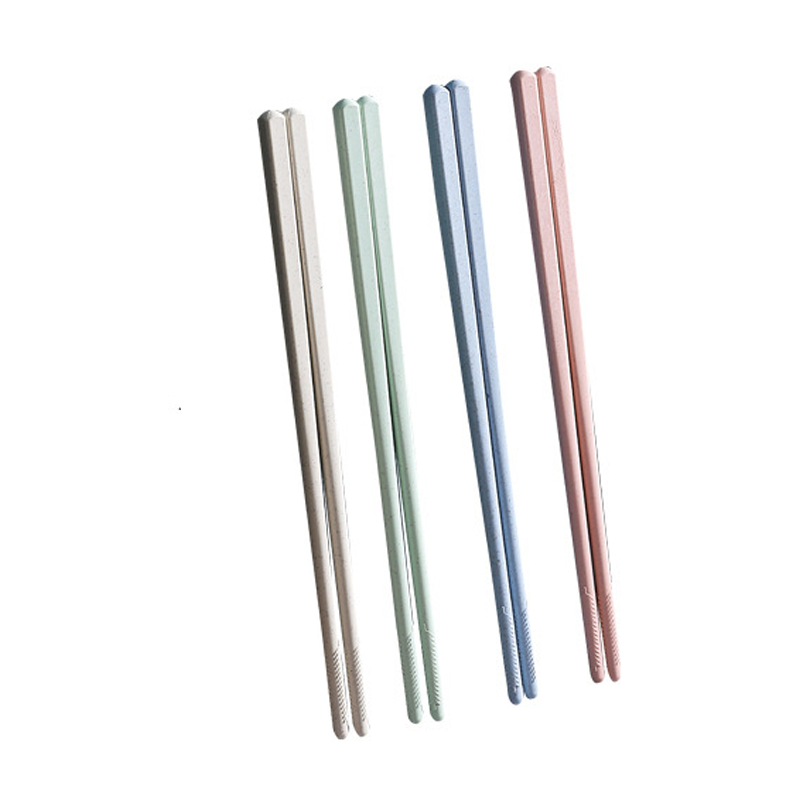 Wheat Children Chopsticks [1 Double] Random color