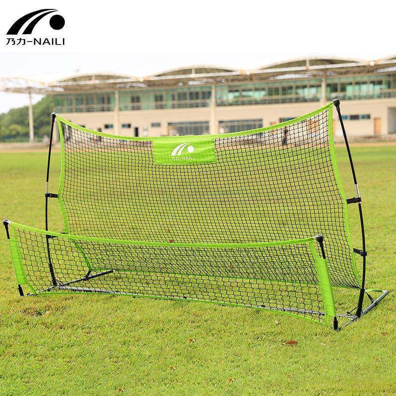 Soccer training backnets, portable backball training aids, football door practice networks