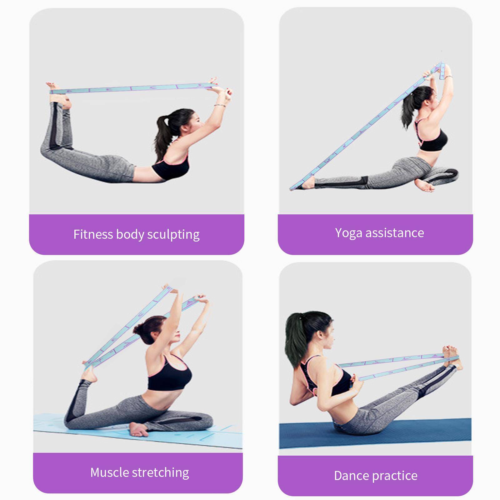 Yoga elastic band of fitness female hip resistance with male power training stretch supplies auxiliary special tensile zone