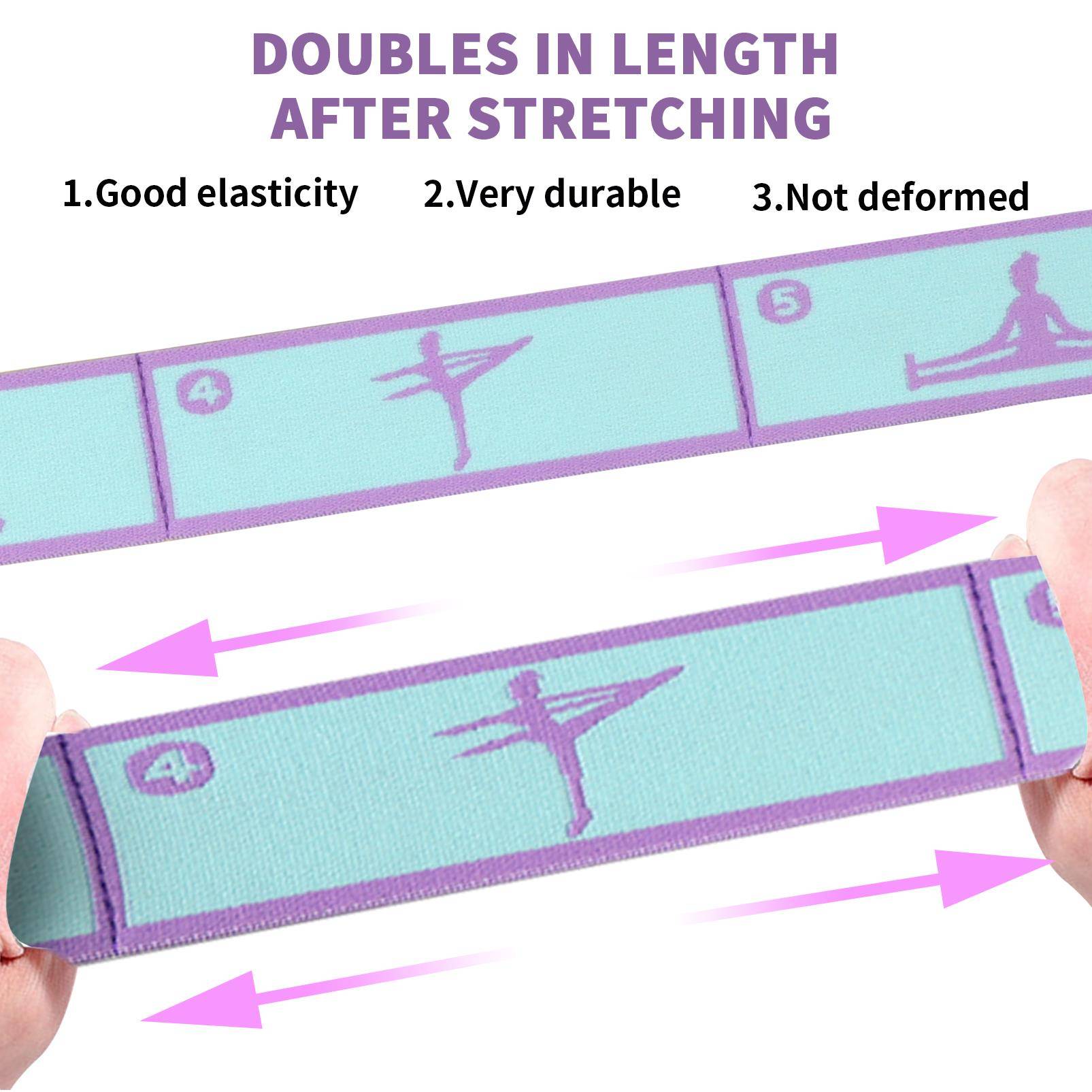 Yoga elastic band of fitness female hip resistance with male power training stretch supplies auxiliary special tensile zone