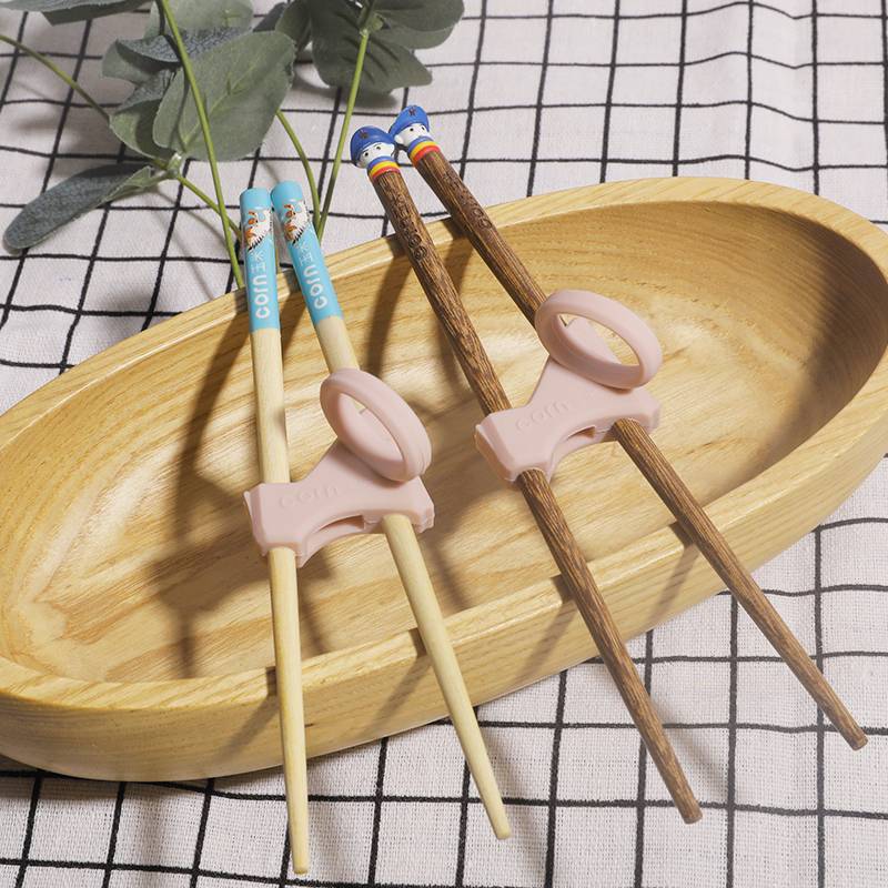 Children with corn children learn chopsticks practice, study, dinner training chopsticks, big children adult correction correction silicone auxiliary artifacts