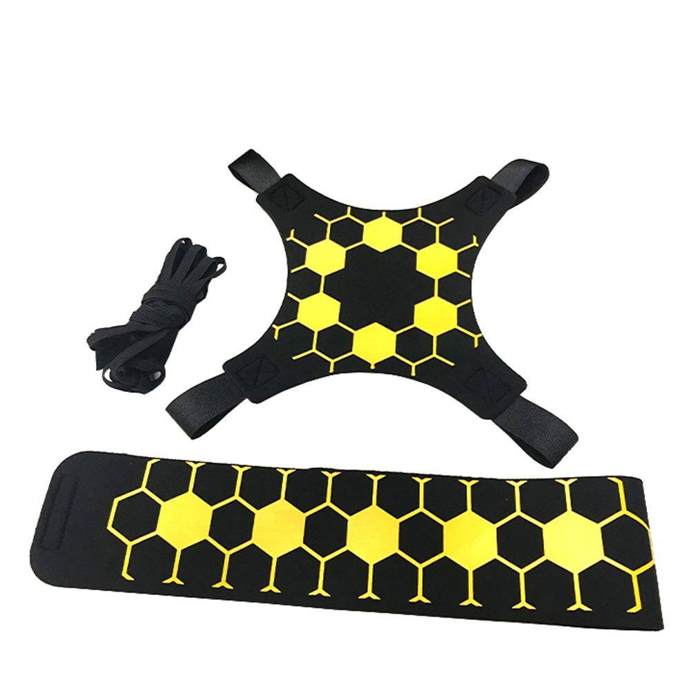 Soccer training aided football training to bring back scrambling with volleyball buttons