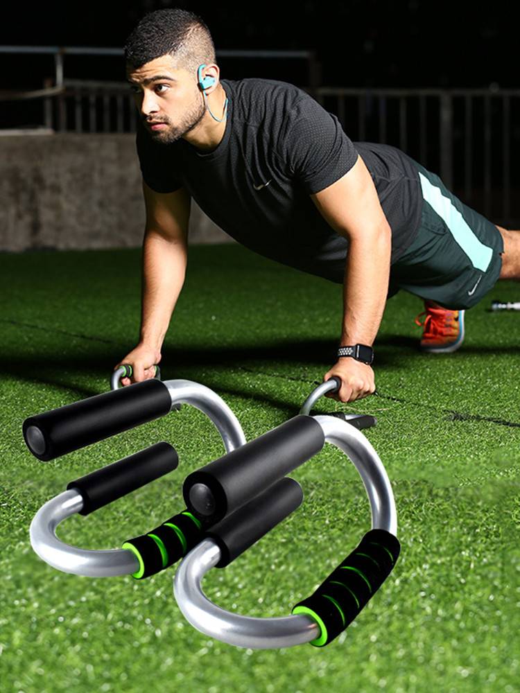 Push -up bracket S -shaped auxiliary household fitness training board abdominal muscle artifact men to exercise pectoral muscles