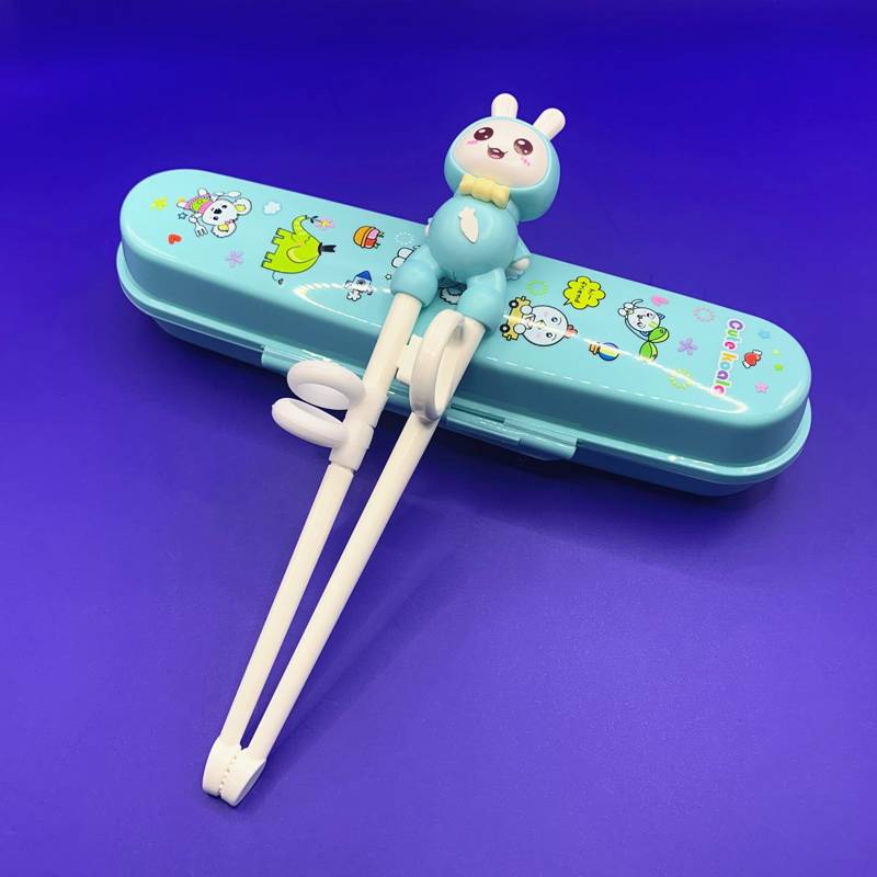 Blue Rabbit (chopsticks+storage box)