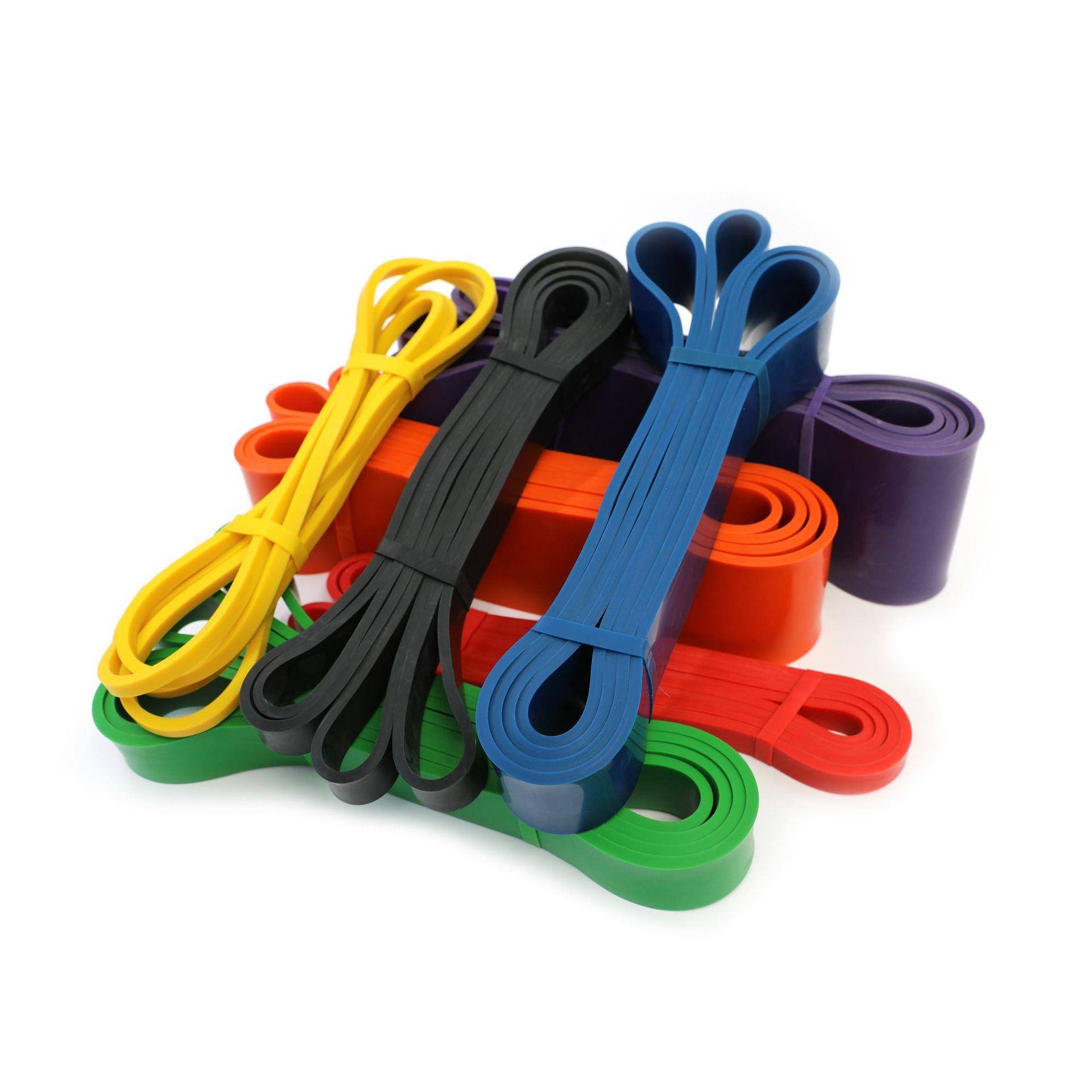 Factory elastic band fitness resistance belt strength training yoga traction upward auxiliary tension band multi -silk elastic rope