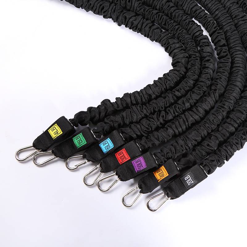 New models of tensile rope auxiliary supplies Student track and field training resistance with yoga rope latex sloping strap cross -mirror