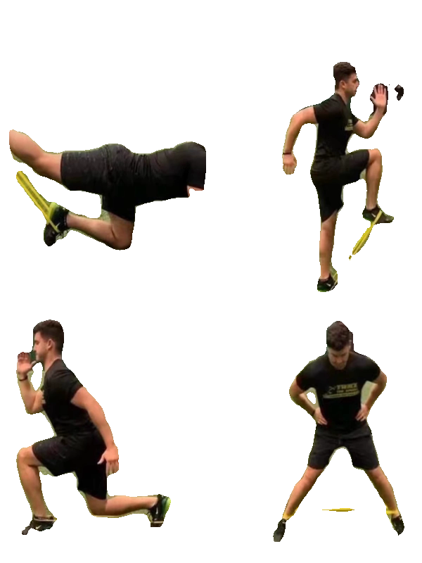 Fortunately, the elastic band of fitness resistance with the rehabilitation resistance circle sports raw field explosive power training belt