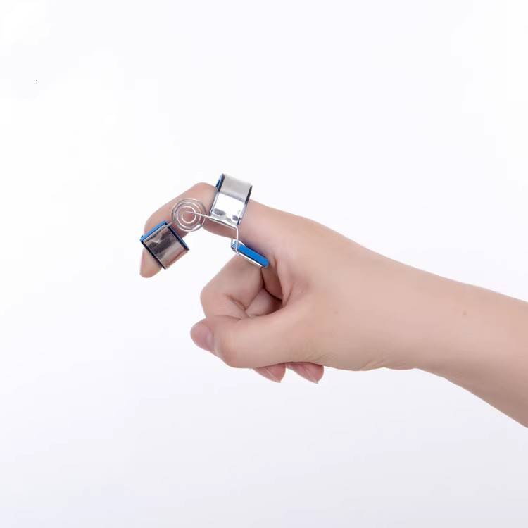 Finger splint finger set of joint correction fixed protection of finger power training activity equipment spring assistance