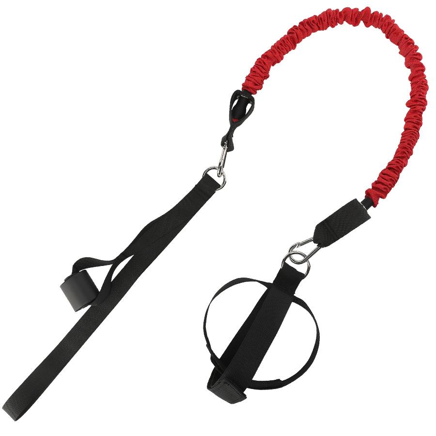 Solid ball auxiliary training device elastic band junior high school student middle school entrance examination exercise exercise throwing the core strength of the waist