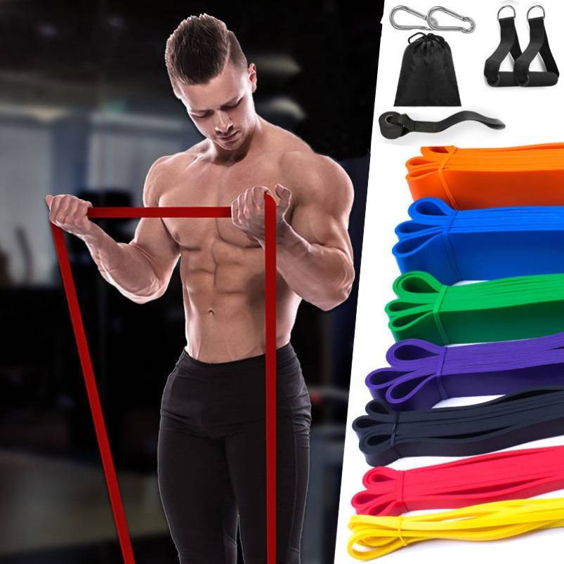Elastic band fitness men's pectoral muscle resistance band strength training track and diameter tension ropes to help the upward assist belt