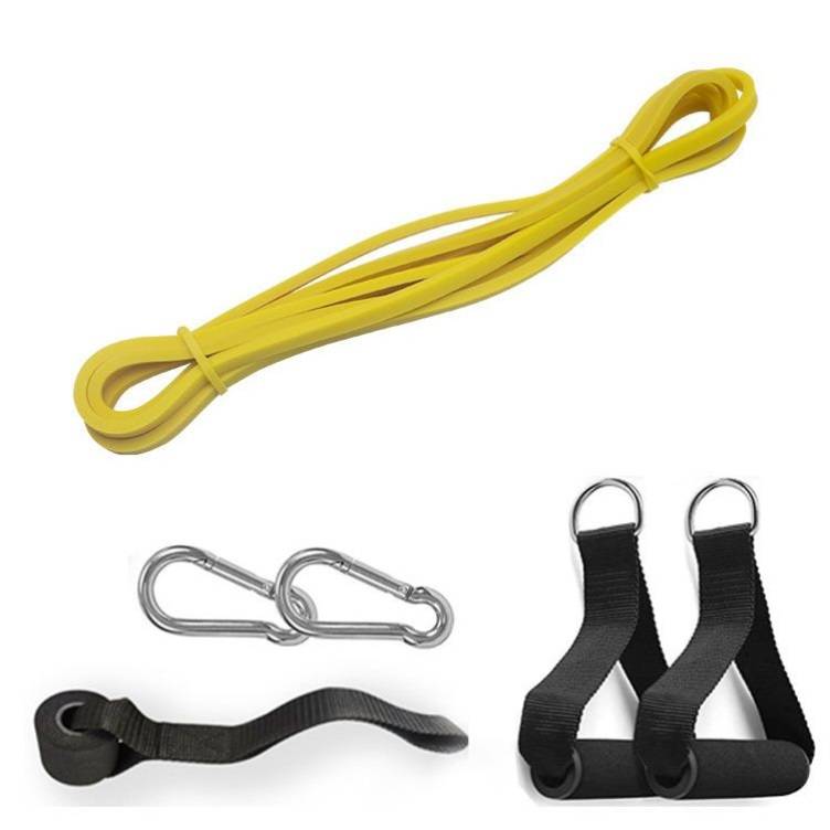 Upgrade thicker and width [anti-broken treatment] [yellow] 2-15 pounds of tension+