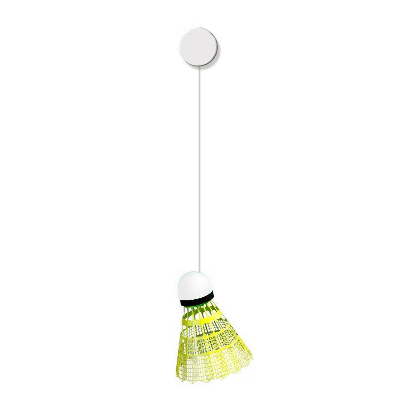 Fixed automatic rebound of badminton single -player training device luminous adult children's indoor home home use auxiliary equipment