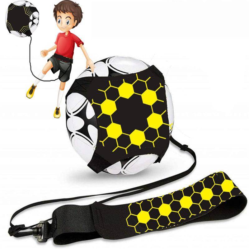 Soccer training aided football training to bring back scrambling with volleyball buttons