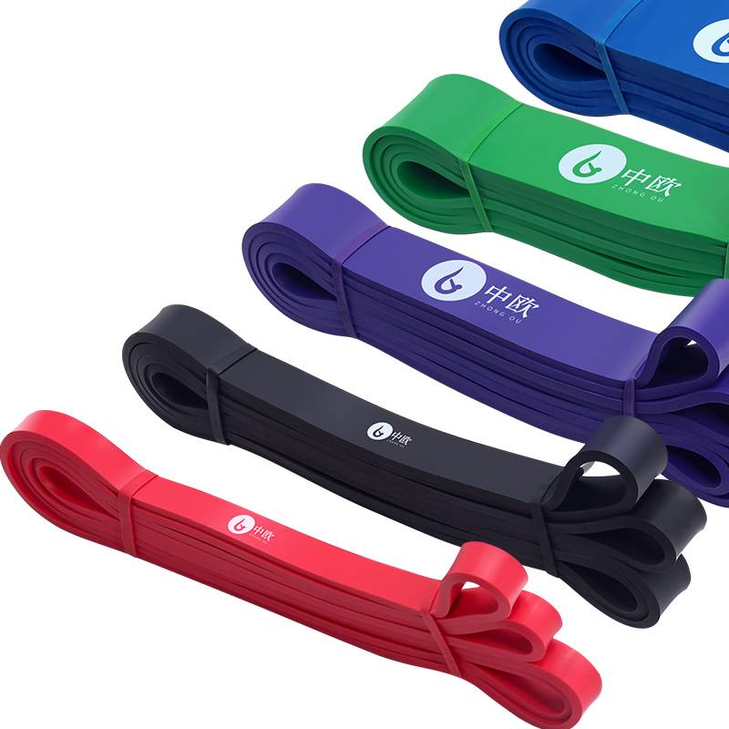 Central and European yoga elastic bands fitness men and women's hip resistance band strength training tension bands to the upward auxiliary belt