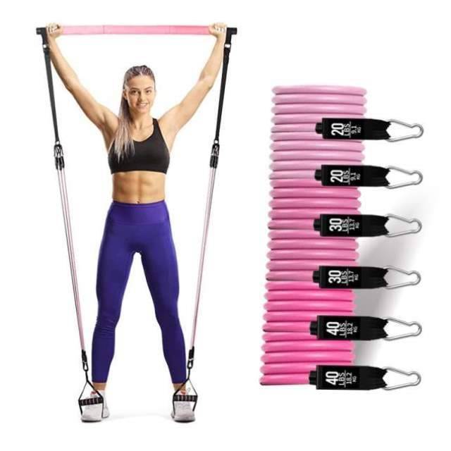 Wristband bombs training men and women's fitness elastic bands with female back home use dedicated auxiliary tension shaping Yu}
