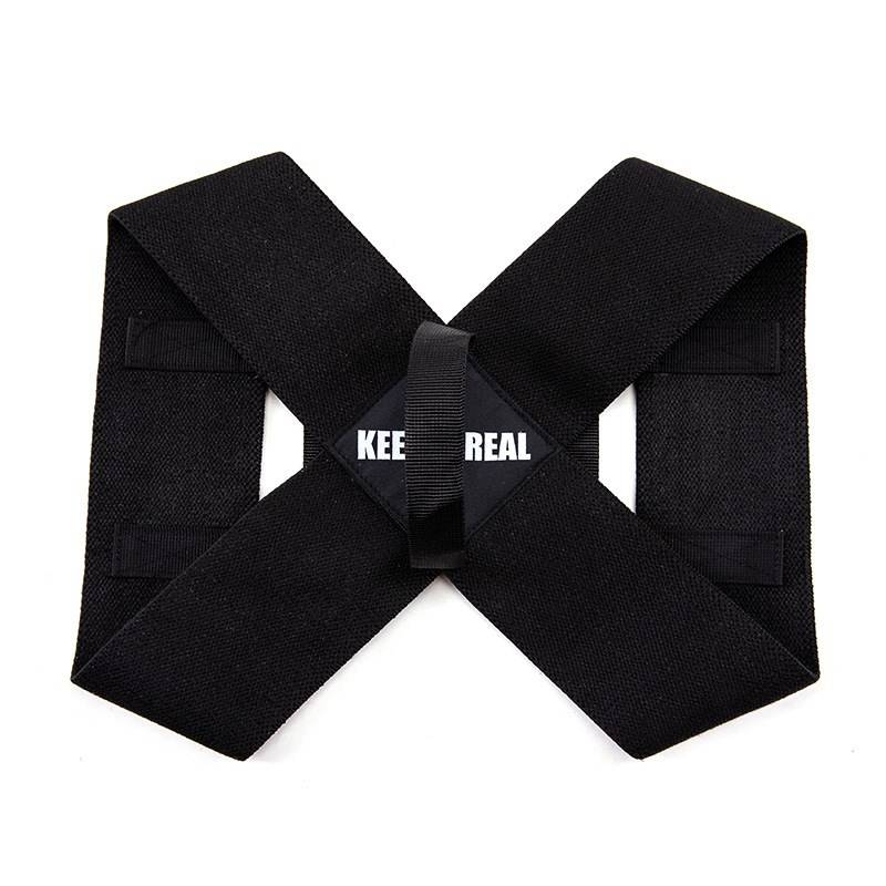 Fitness sinking shoulder band bench press shoulder training belt, a long backbone back correction band male and female U open shoulder training assistance