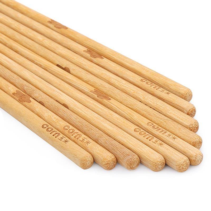 Solid wood children's chopsticks training chopsticks, baby learning chopsticks, 3 years old 6 children to eat auxiliary chopsticks three correction tableware