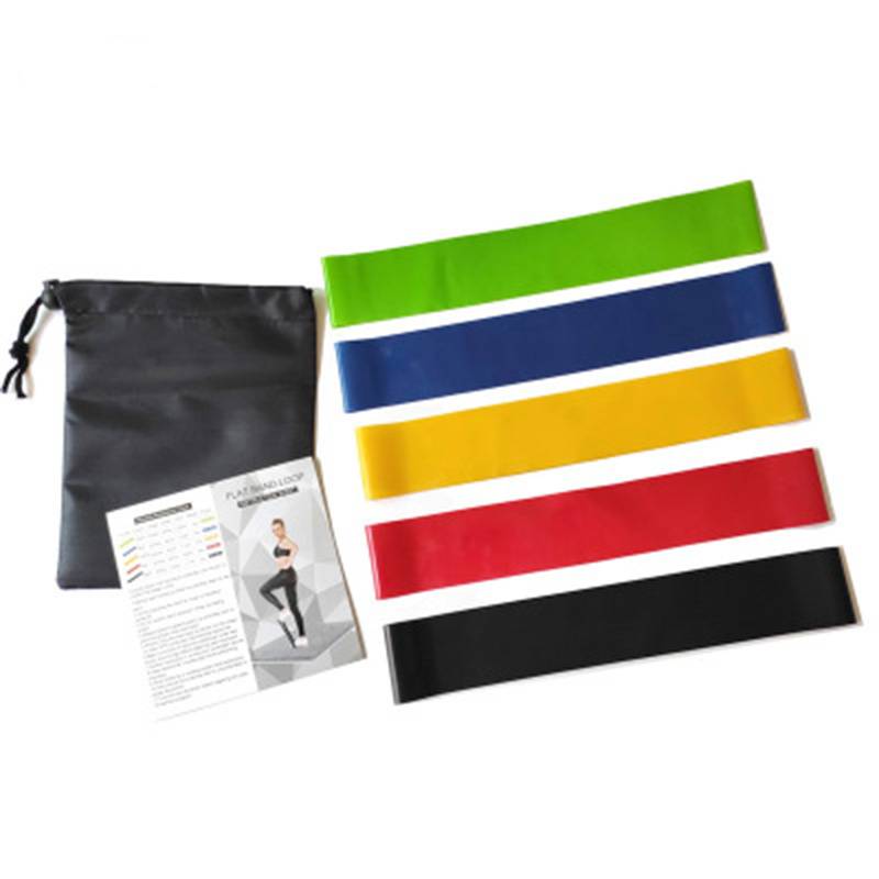 Natural latex yoga tension band fitness skinny legs beautiful buttocks auxiliary resistance band strength training O -shaped elasticity thin circle