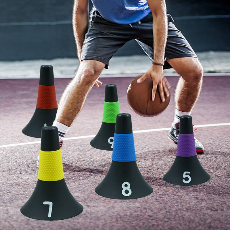 Basketball Training Auxiliary Equipment Power Control Ball Following Training Silent Patient False Personal Wall Interference Obstacles